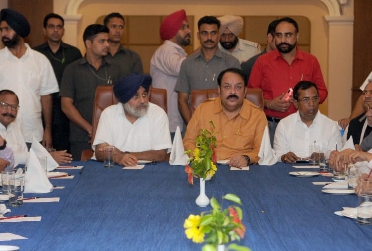 joint meeting of SAD and BJP in jalandhar, sukhbir badal