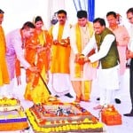 मानव संसाधन मंत्री रमेश पोखरियाल निशंक ने किया भूमि पूजन