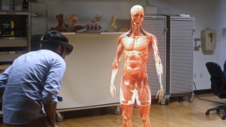 Students can see Human Anatomy live in 3D Lab soon