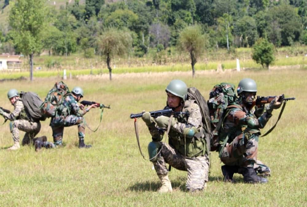 India and kazakhstan Army Exercise to Destroy Trrorist Resident photos