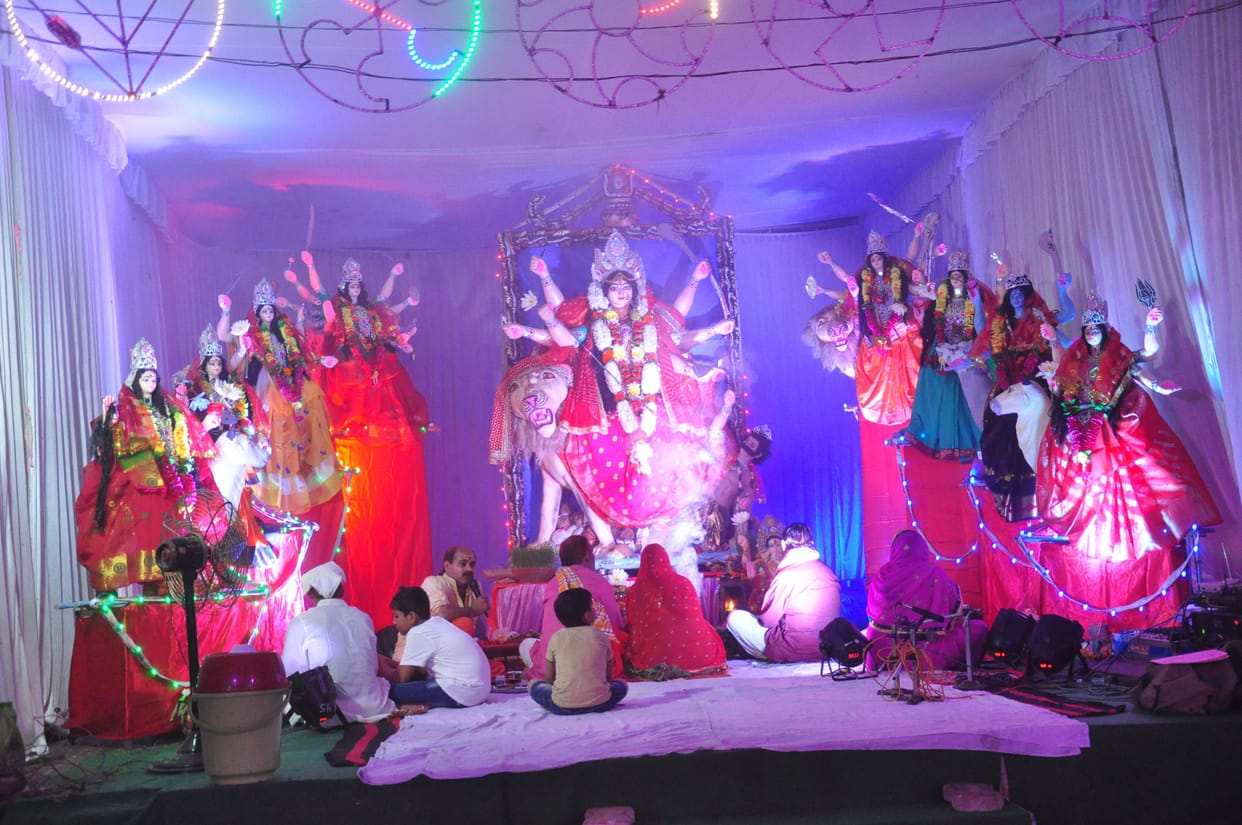 navratra ashtmi pujan jhansi