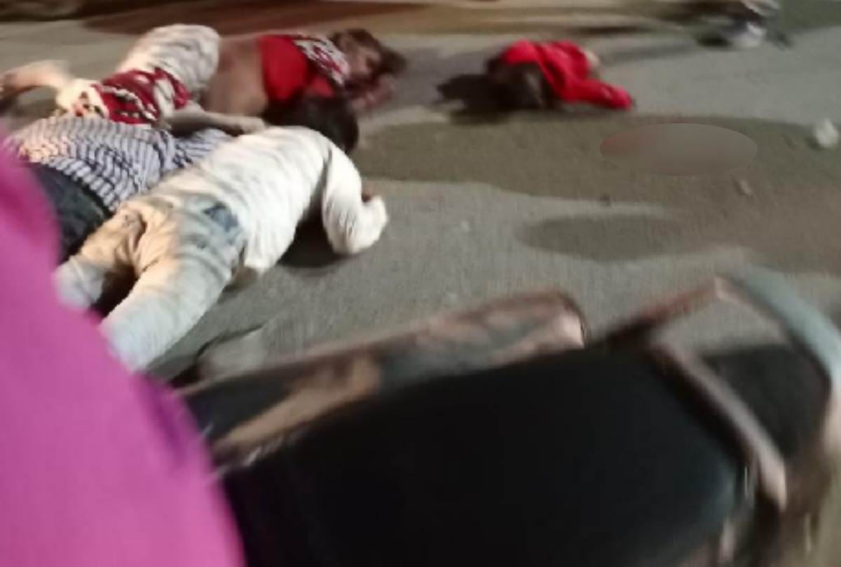 one died and three injured in an accident in lucknow