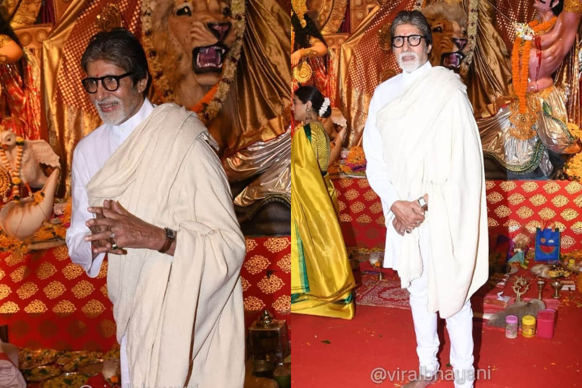 durga puja 2019 bollywood celebrities rani mukerji kajol devgan looks stunning in saree