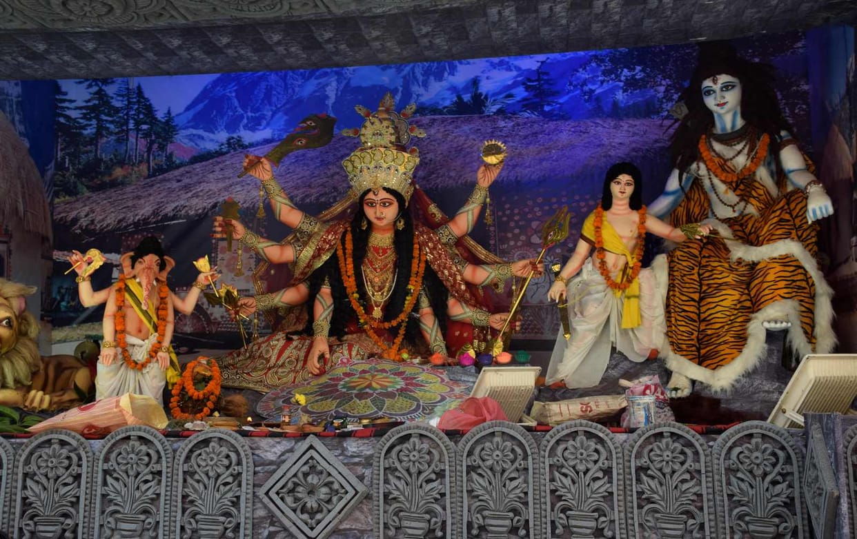 Someone's statue is someone's pandal is special