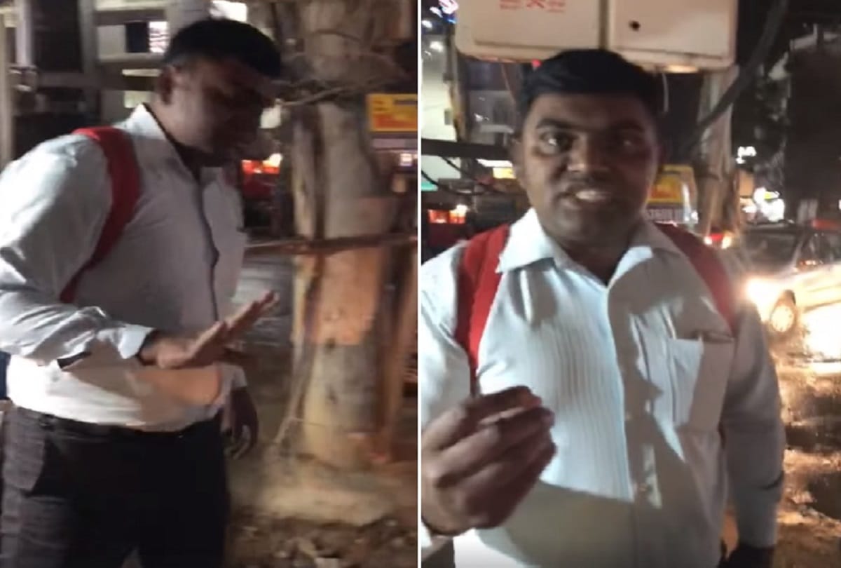 bengaluru man harassesd woman for wearing shorts and instructs her to follow Indian Rules