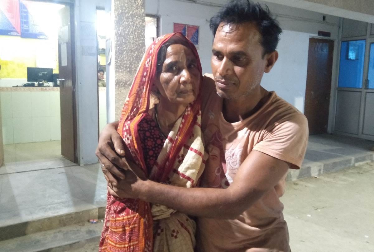 missing mother met her son after nine months in lucknow