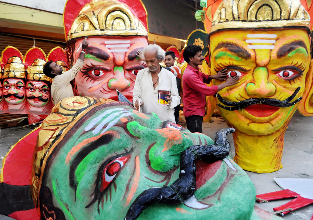Dussehra 2019 images and photo celebrations in india