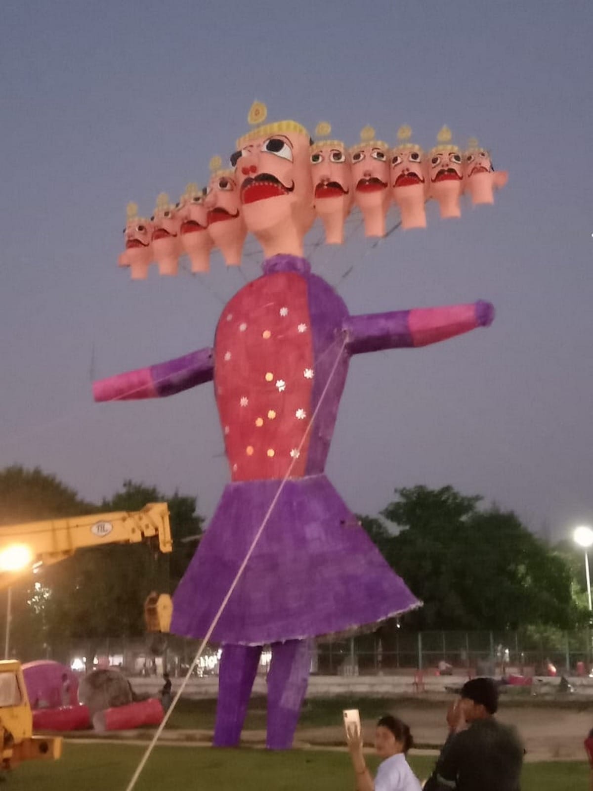 ravan will be burn in direka on dussehara in varanasi 