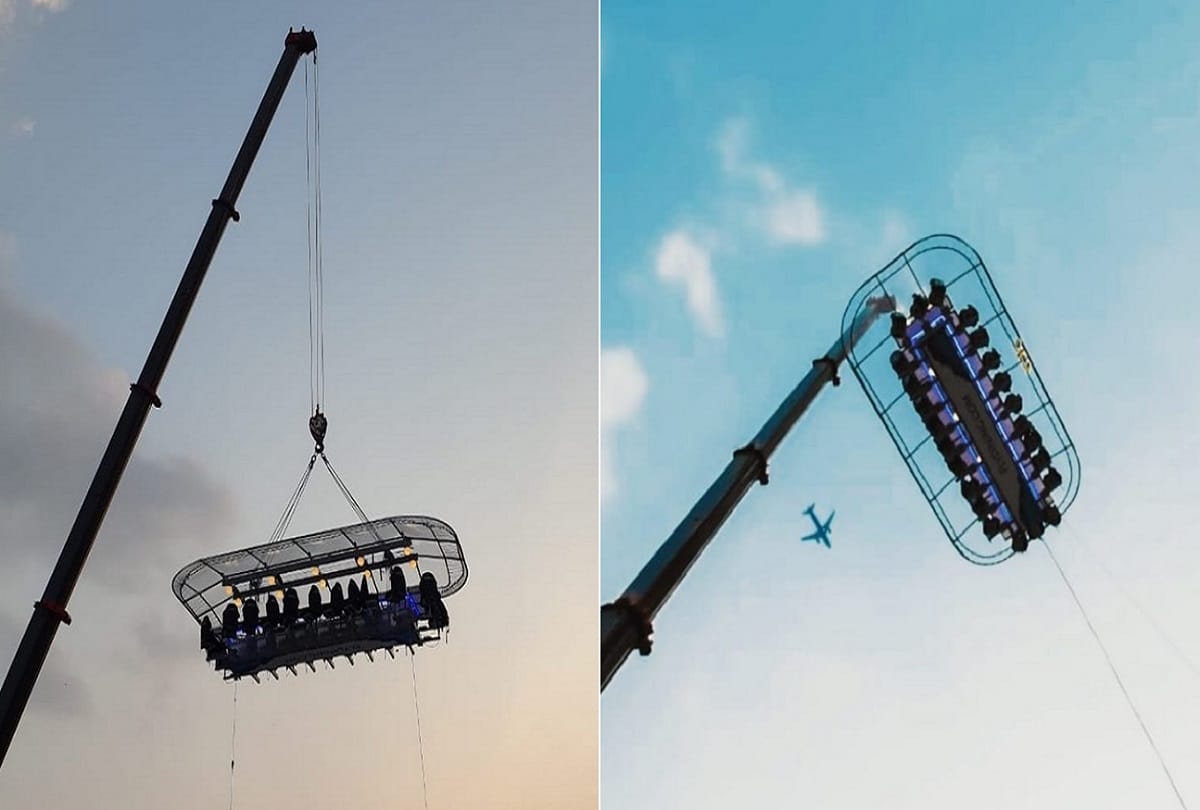 Fly dining restaurant in Noida serves food at 160 feet up in the air