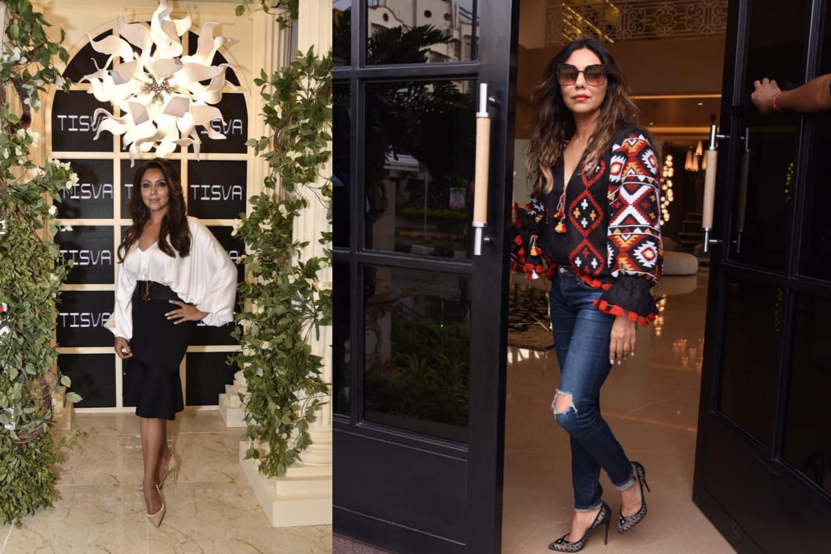 gauri khan birthday special interior designer gauri fashion statement is perfect
