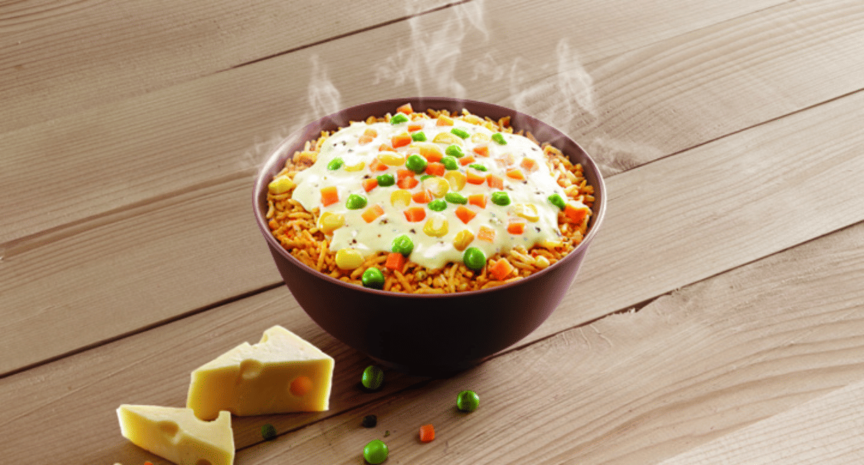recipe of cheesy rice bowl