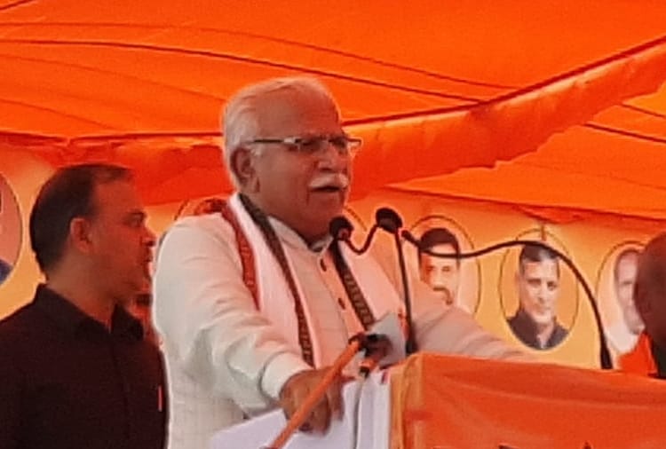 Haryana CM Manohar Lal Addressed Three rallies In Yamuna nagar