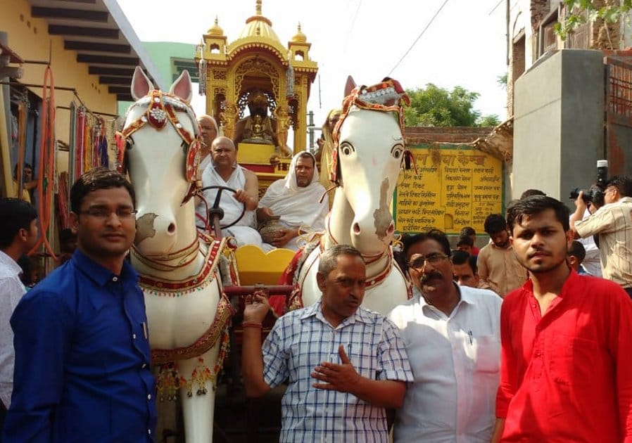 Lord Parshwanath's rath yatra in Dhanora was celebrated with great pomp