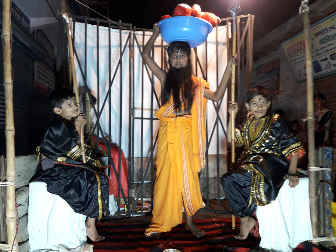 Grand procession of Maa Durga took out