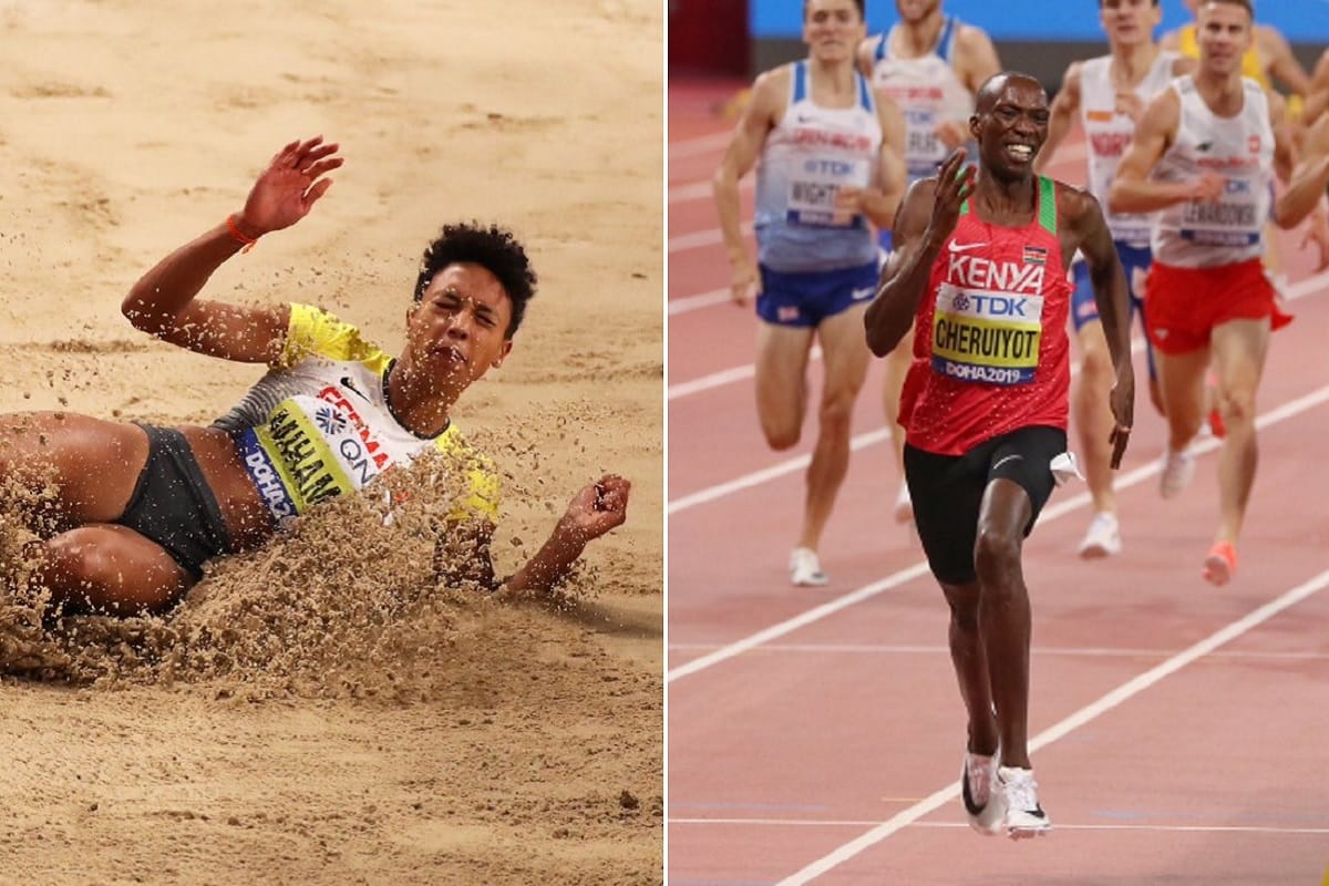 World Athletics Championships : Mihambo wins women's long jump gold and Timothy wins 1500m race