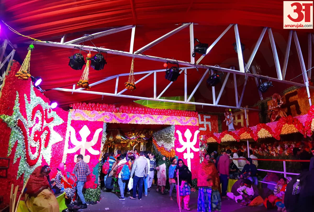 Mata Vaishno Devi Dham prasad at sanjhi chhat free for Devotee