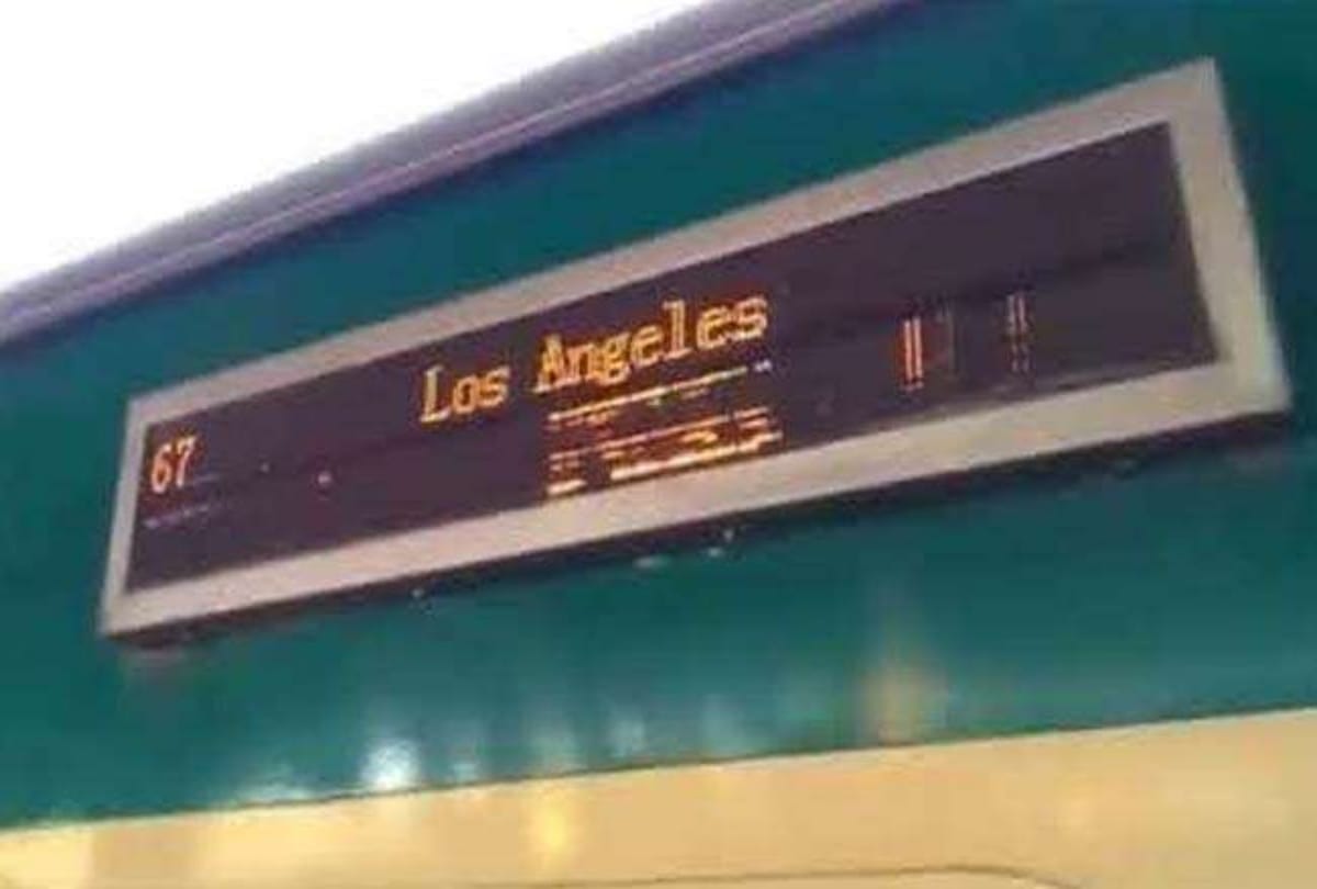 Pakistani train departed from Karachi to Los Angeles and public started trolling on social media