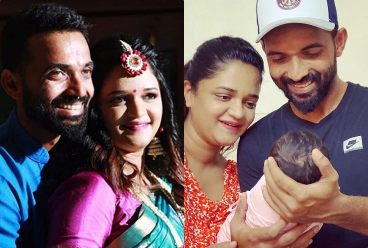 ajinkya rahane introduces new-born daughter to the world, shares adorable picture 