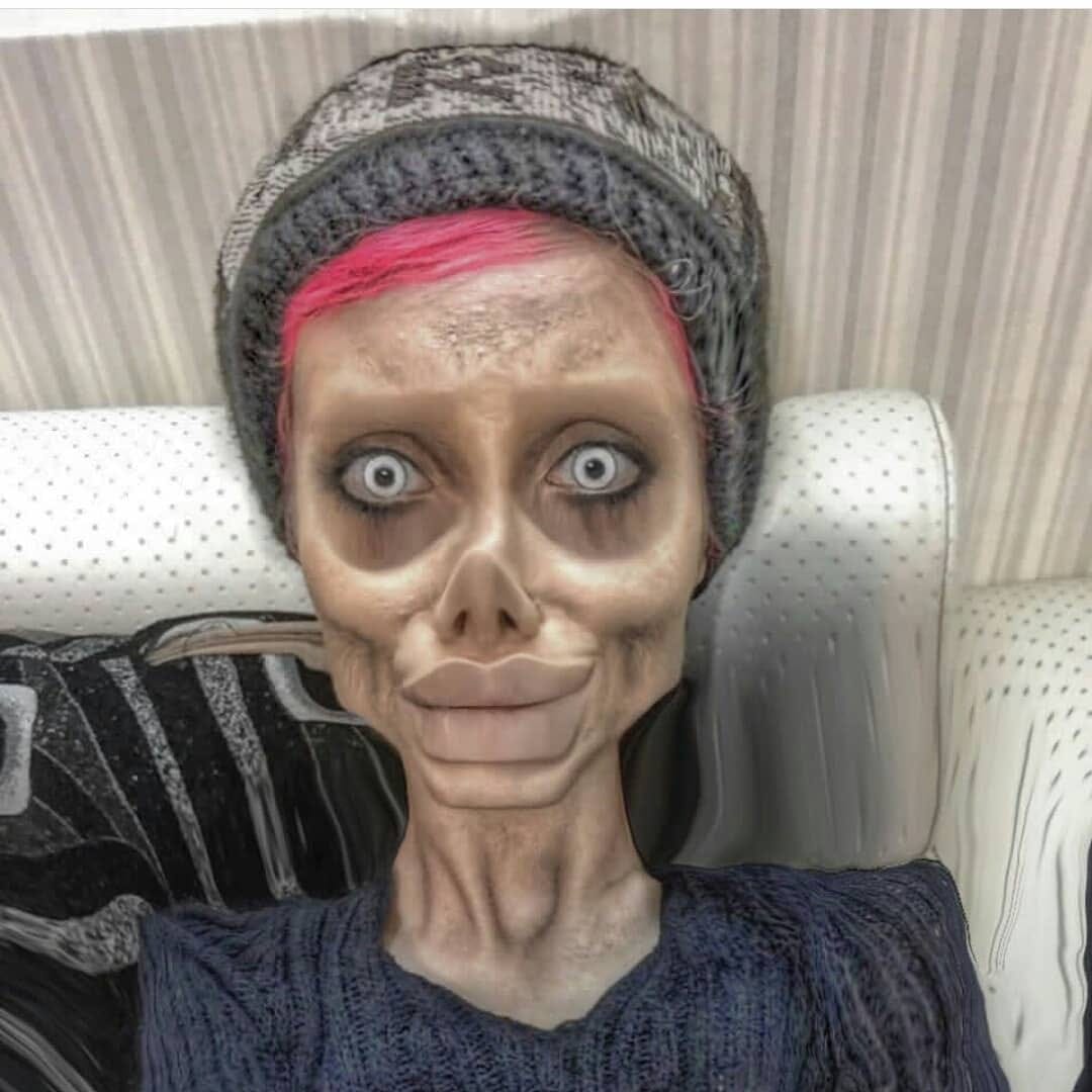 Instagram star Sahar Tabar undergoes face plastic surgery 50 times to become Angelina Jolie