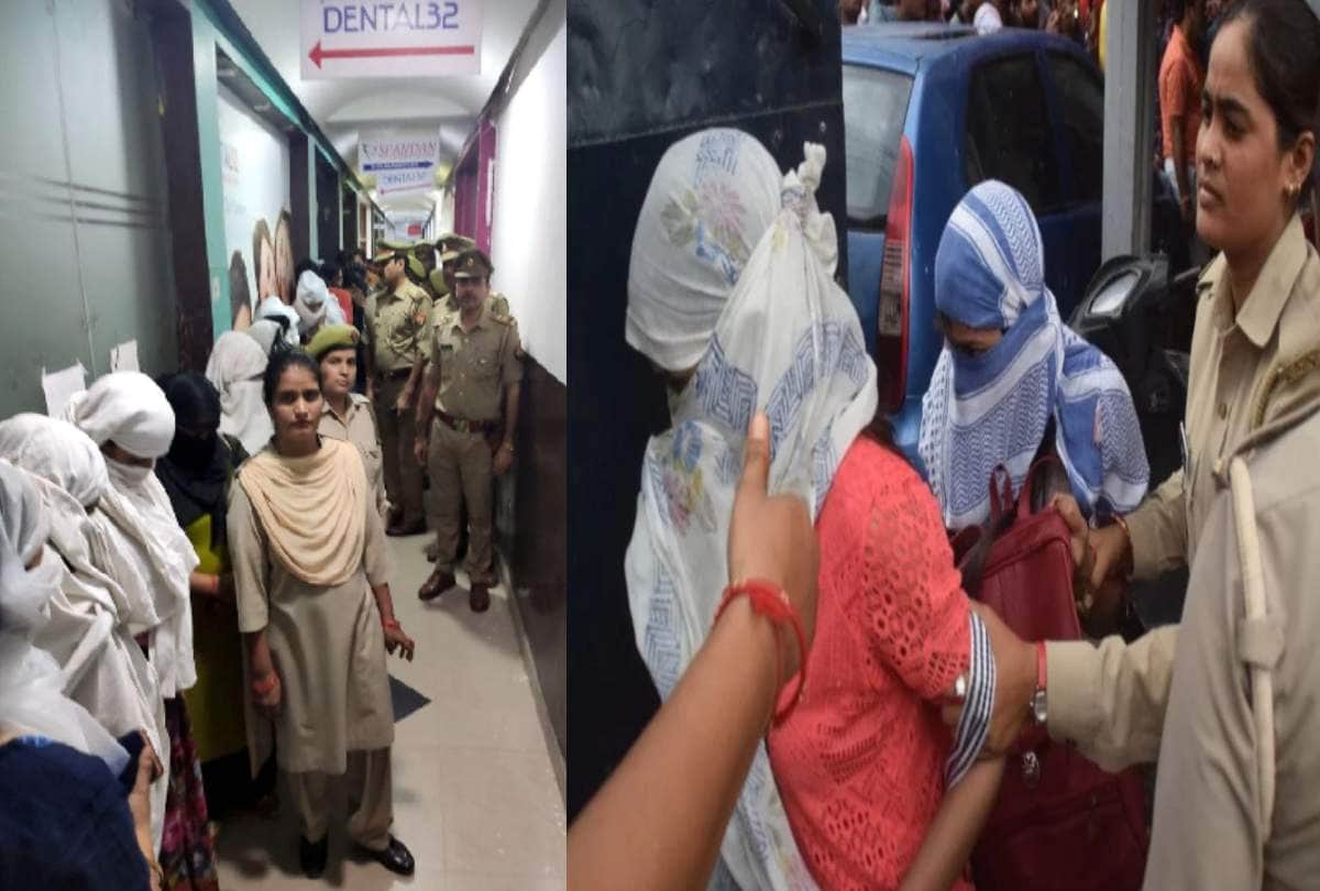 ghaziabad brothel racket run in spa centre at niti khand 20 arrest this is how whole network run