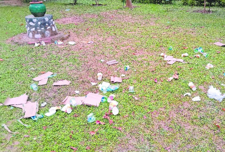 single use plastic in punjab university chandigarh