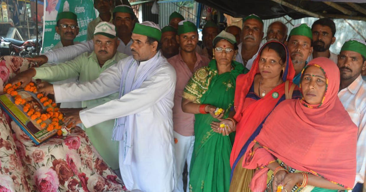 Tribute paid to Tikait on Jayanti