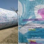 किताबों से बना रावण का पुतला