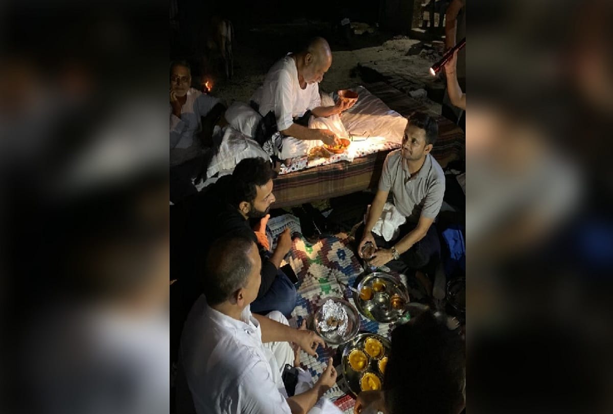 Morari Bapu reached Nishad Raj's house to ask for alms