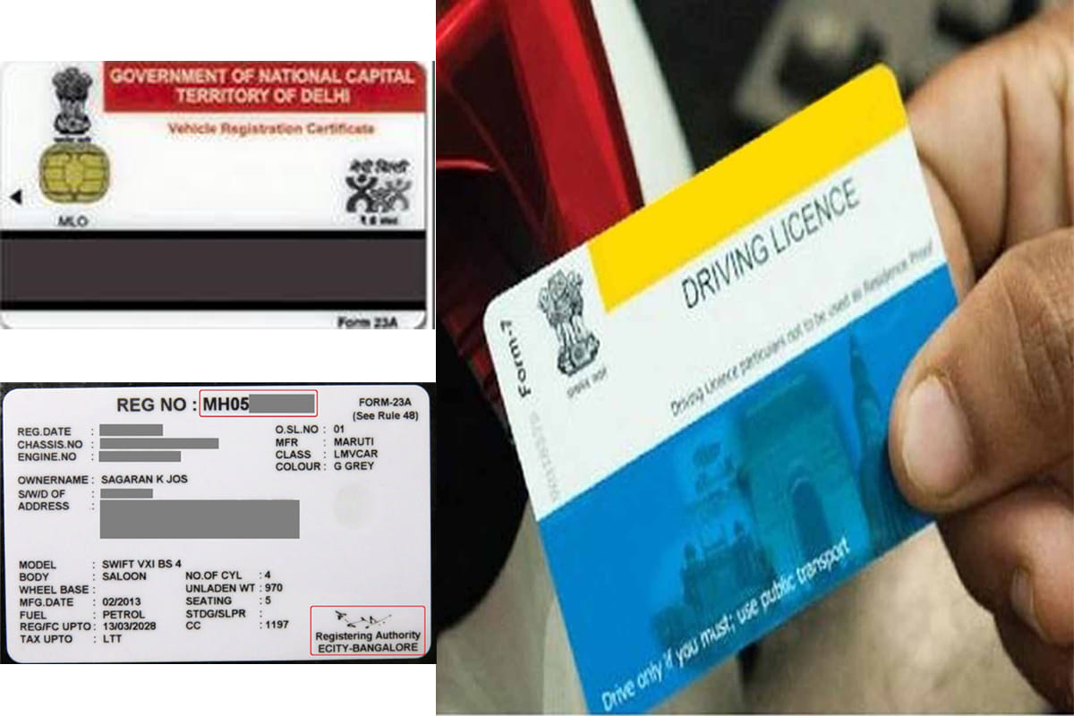 Driving licence and RC format will change from October 2019