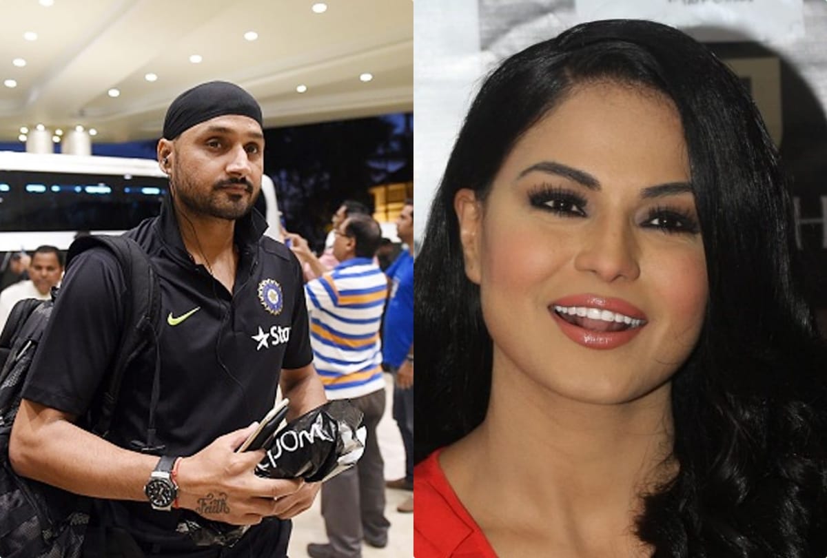 harbhajan singh and VEENA MALIk engage in war of words on pakistan pm imran khan