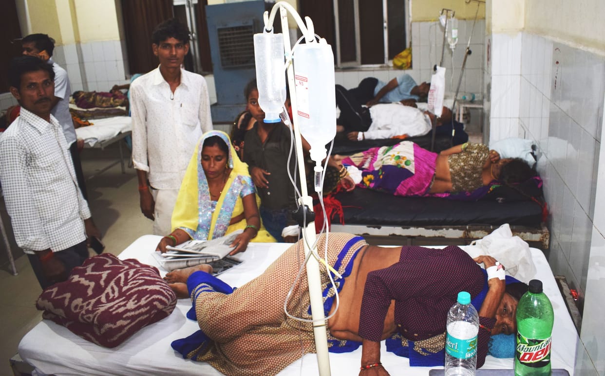 dengu patient, hospital  in mainpuri