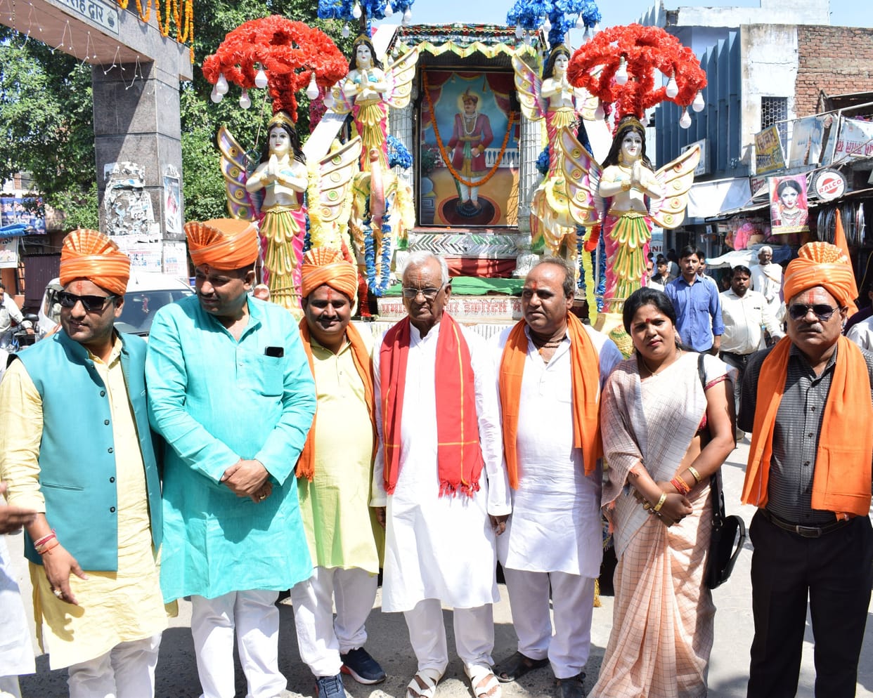 procession, maharaj tejsingh, mainpuri