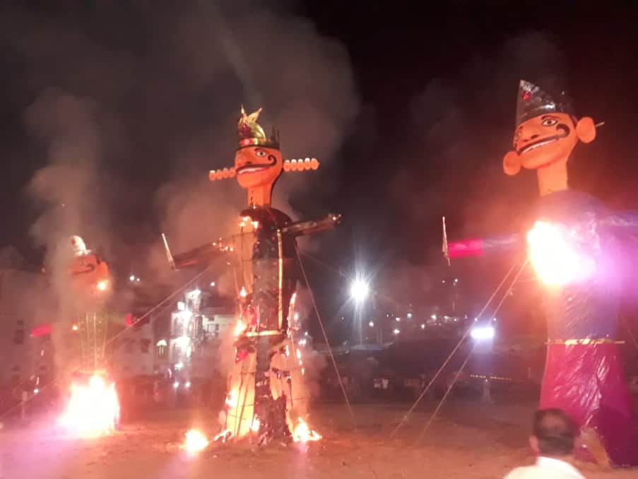 Dussehra 2019 celebration Ravan dahan in Uttarakhand Photos