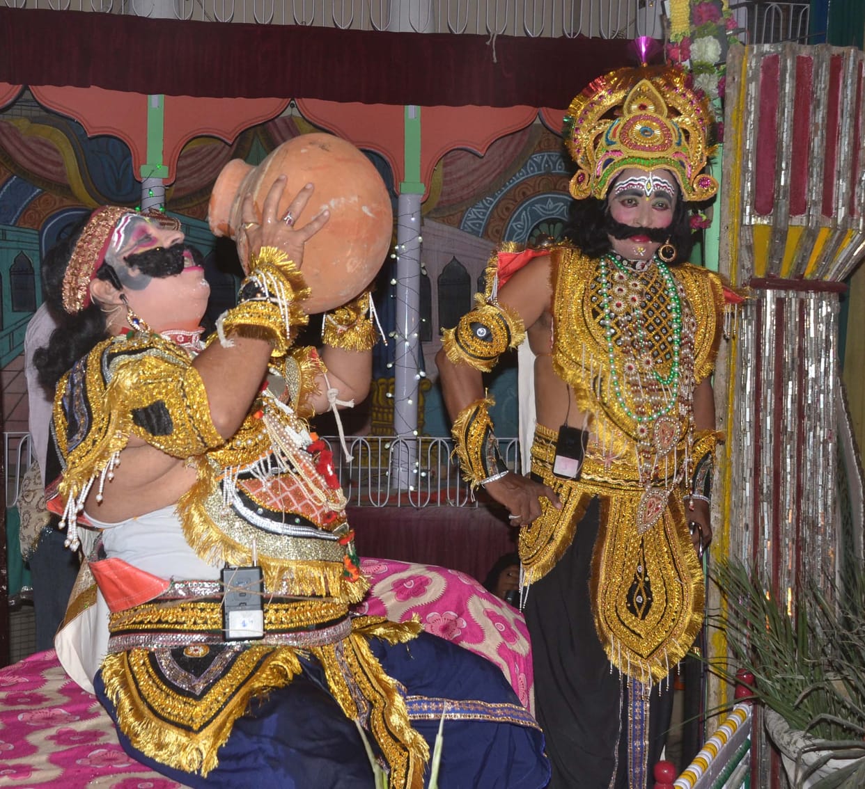 Beautiful staging of Kumbhakaran-Meghnad slaughter