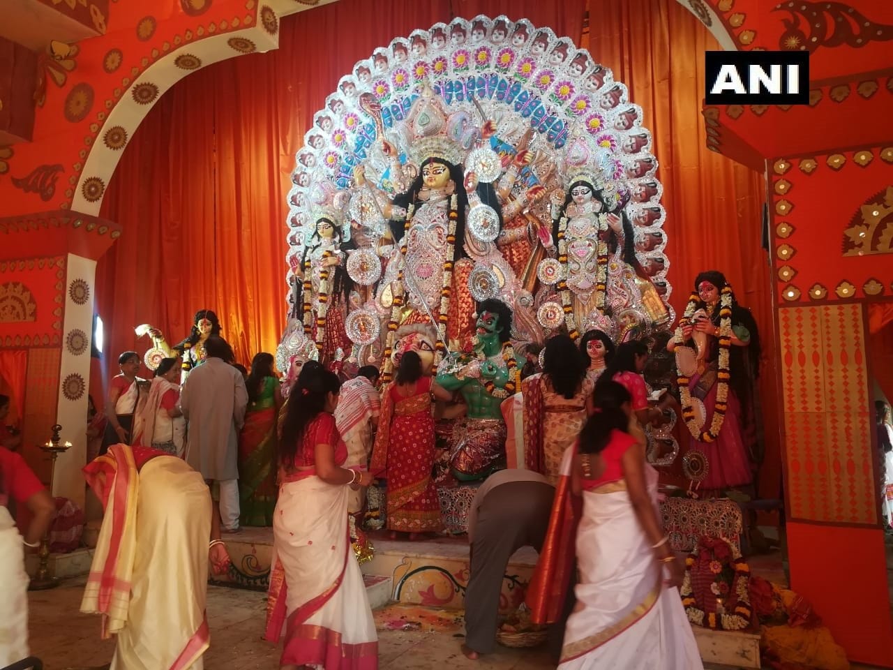 sindur khela in siyar park delhi
