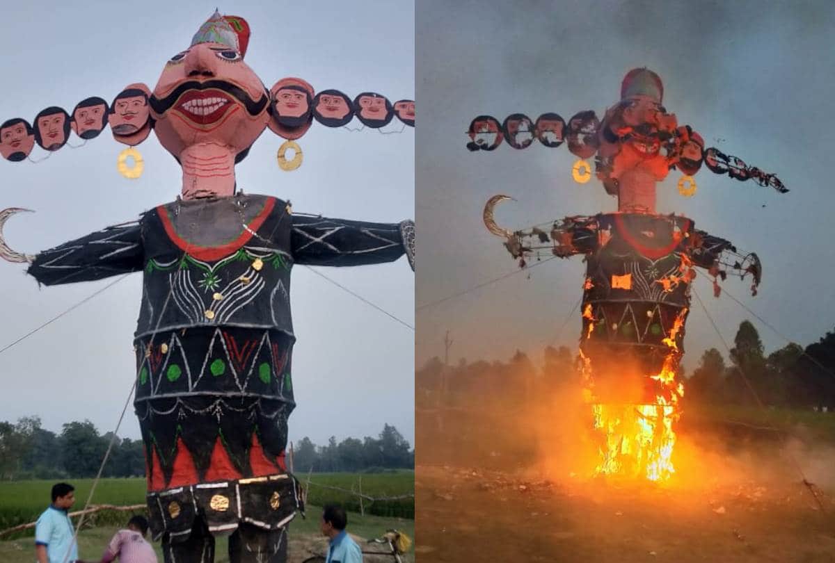 good won over evil, dushressa celebrated everywhere by burning ravan, photos