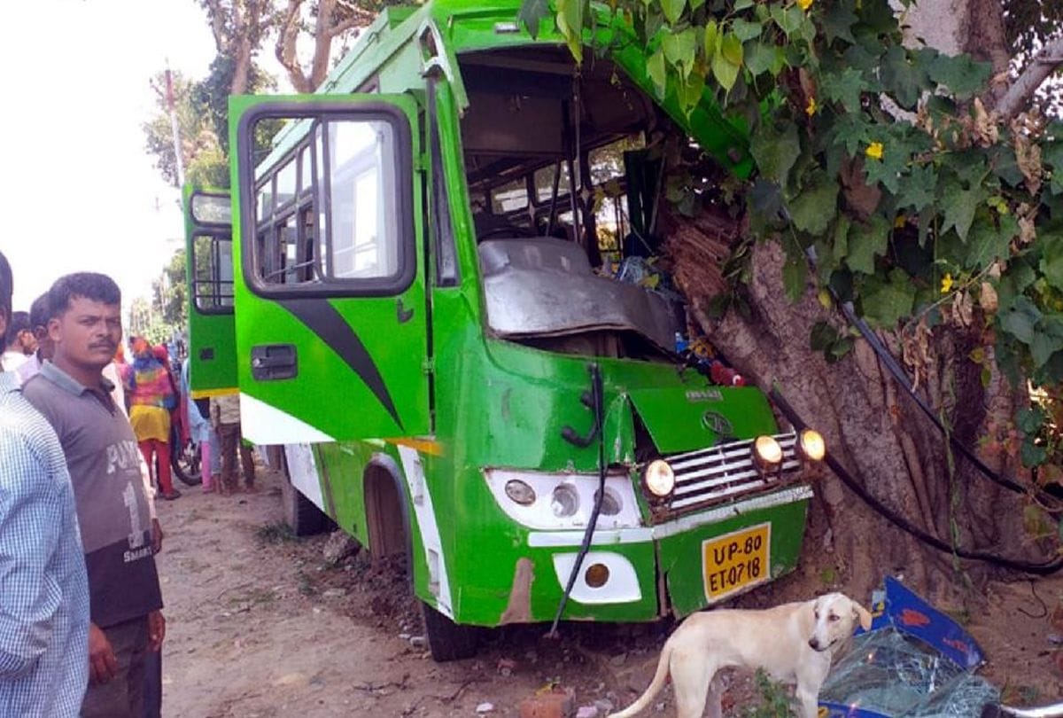 bus accident in soron kasganj