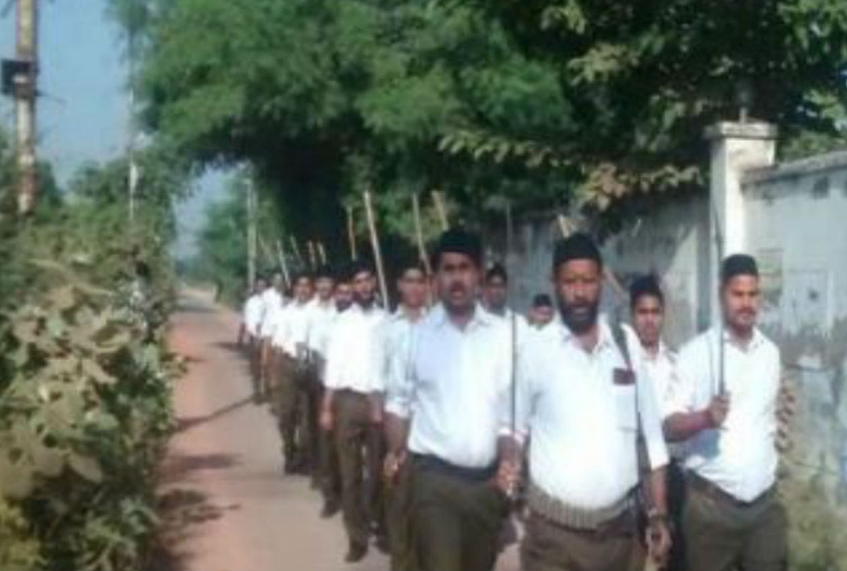 VijayaDashami rss path sanchalan on foundation day