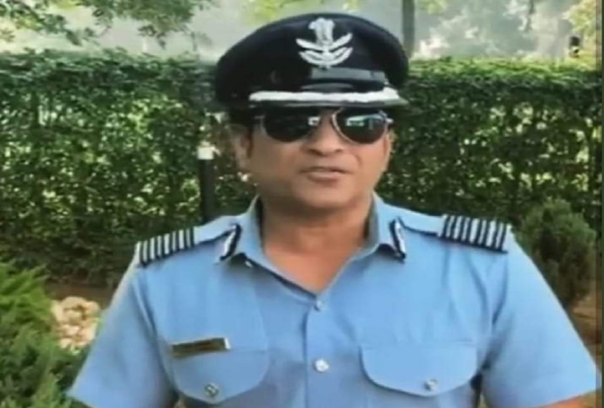 honorary Group Captain sachin tendulkar attends 87th Indian Air force day
