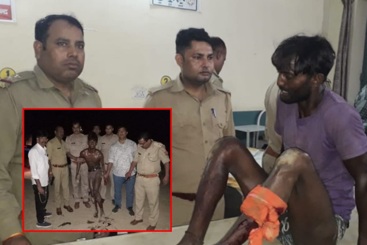 Two badmash arrested in an encounter in saharanpur deoband