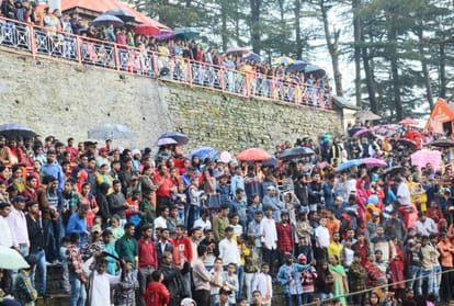 dussehra 2019: Ravana burnt on Dussehra festival in shimla city