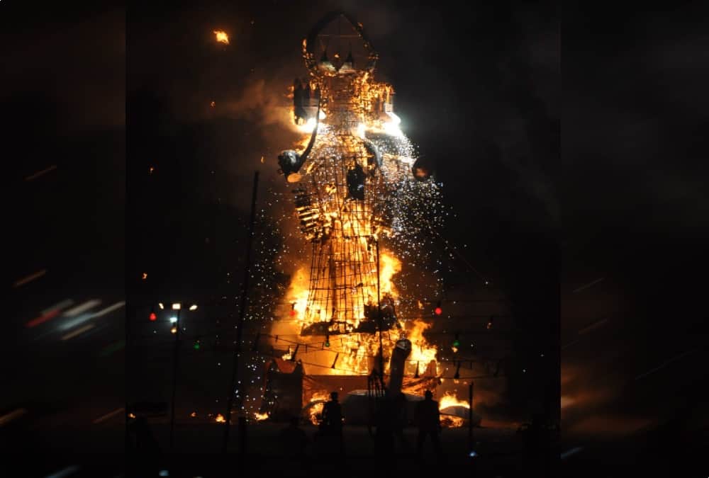 Dussehra 2019 celebration Ravan dahan in Uttarakhand Photos