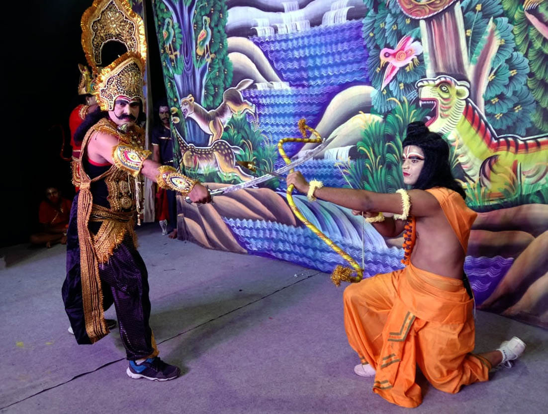 meghnad yuddha ka manchan kiya