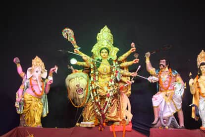 दुर्गा पूजा (सांकेतिक तस्वीर)।