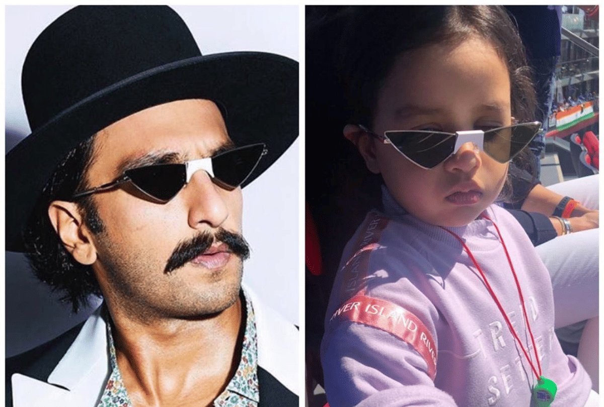 ms dhoni share a picture of daughter ziva and ranveer singh