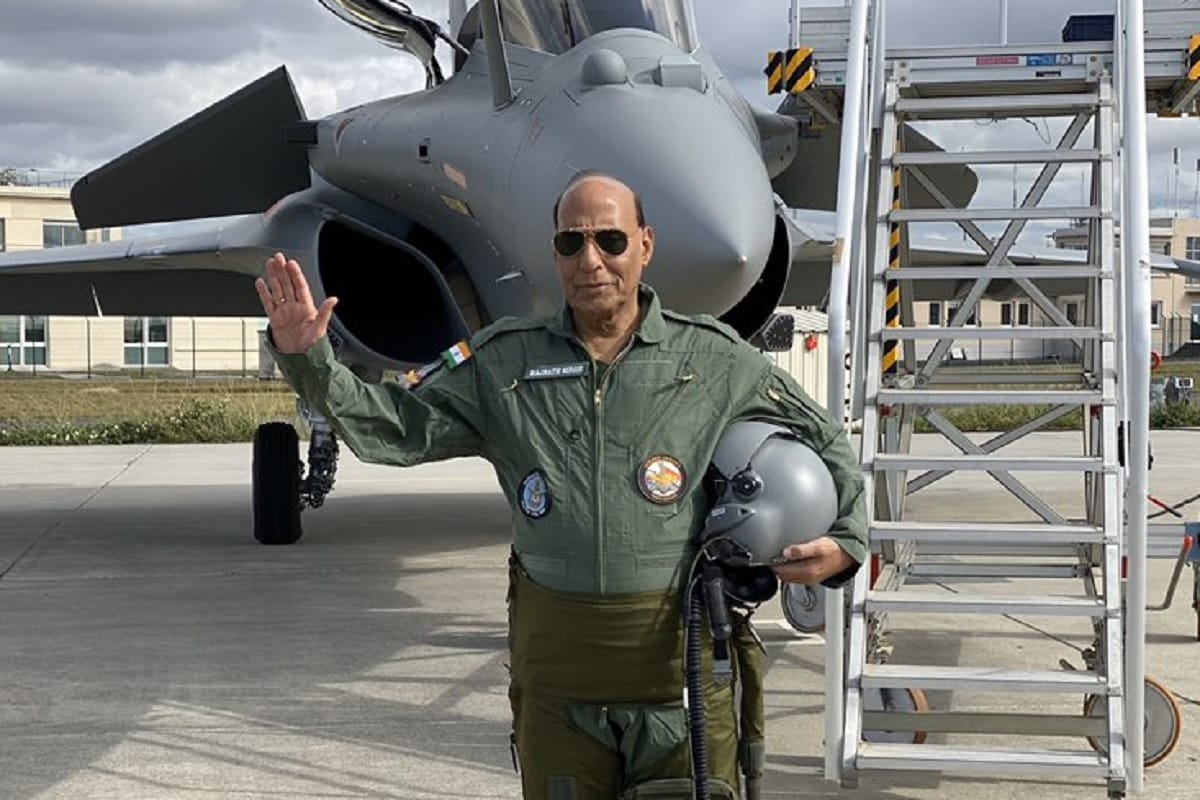 Rajnath Singh France Visit Dassault Rafale Indian Air Force defence industry meeting