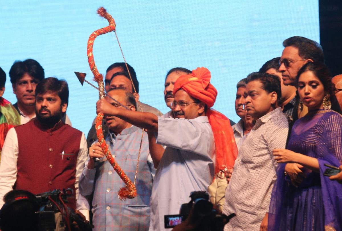 Dussehra 2019 pm modi president kovind cm kejriwal sonia manmohan ravan dahan celebrate truth photos