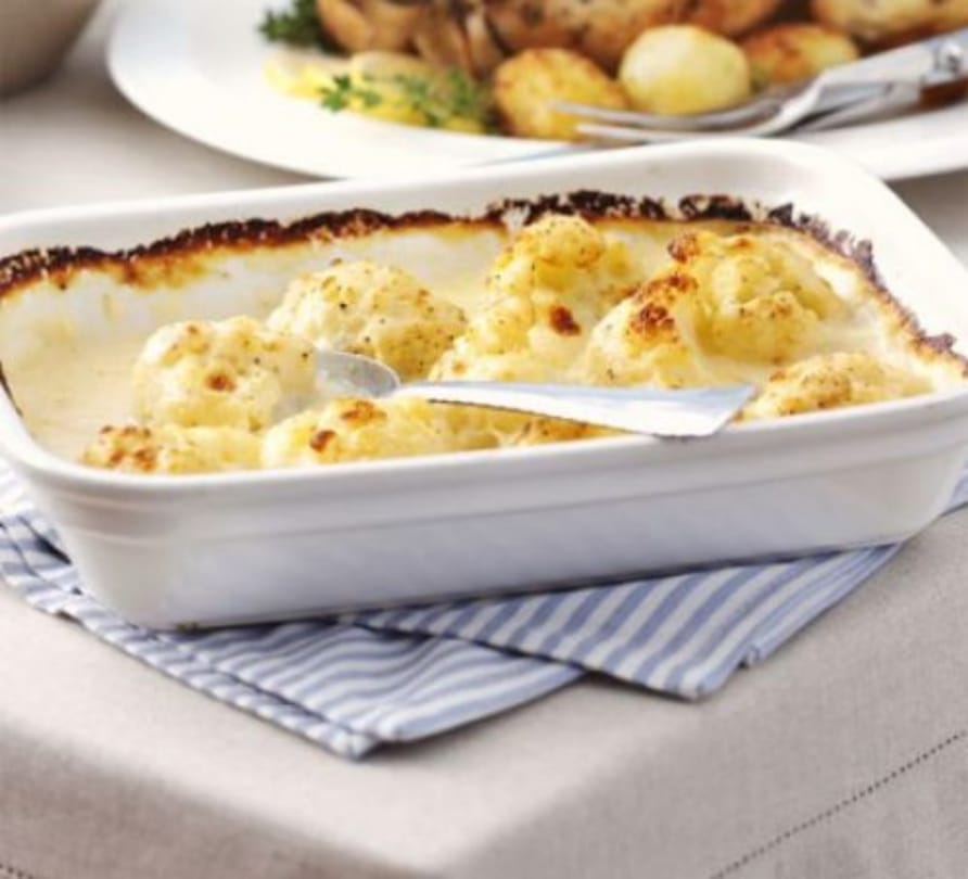 recipe of delicious cheesy cauliflower