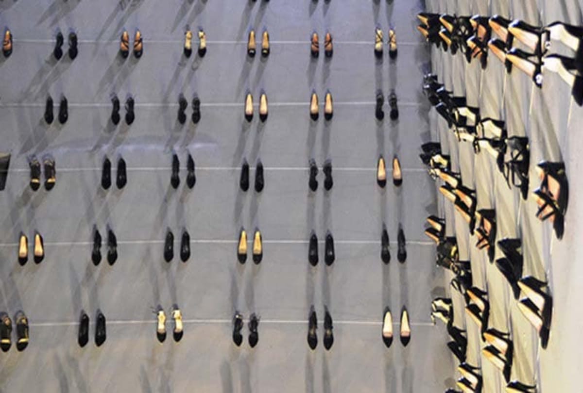 Artist Displays 440 Pairs of Heels for Women Murdered Due to Domestic Violence