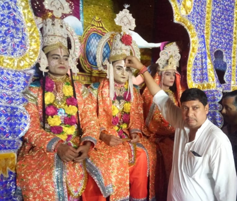 Ramlila concludes with Shri Ram's coronation